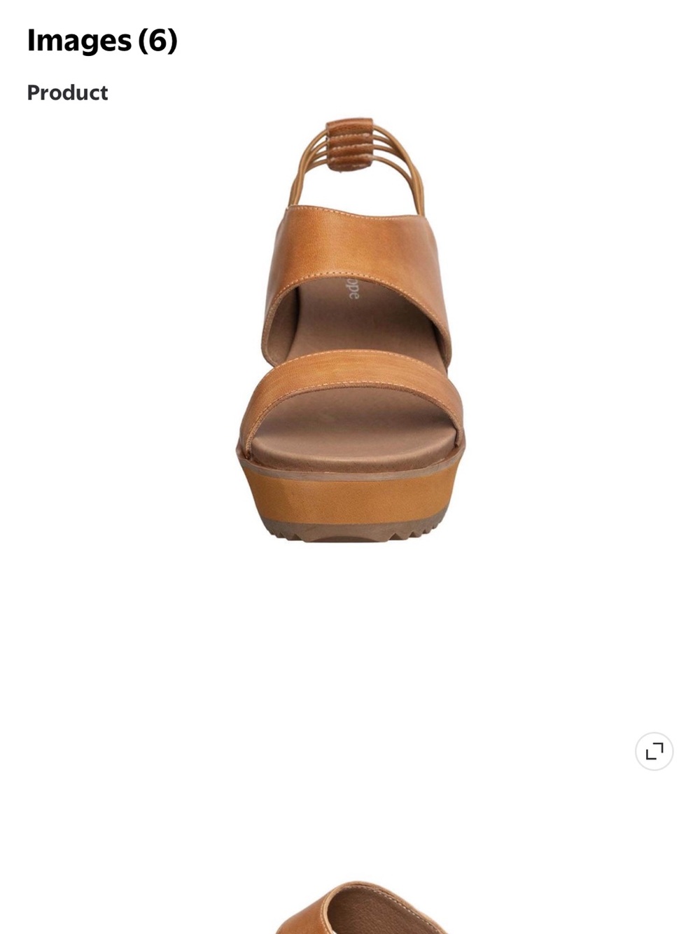 Women’s Tan Antelope Platform Sandal - Classic Comfort